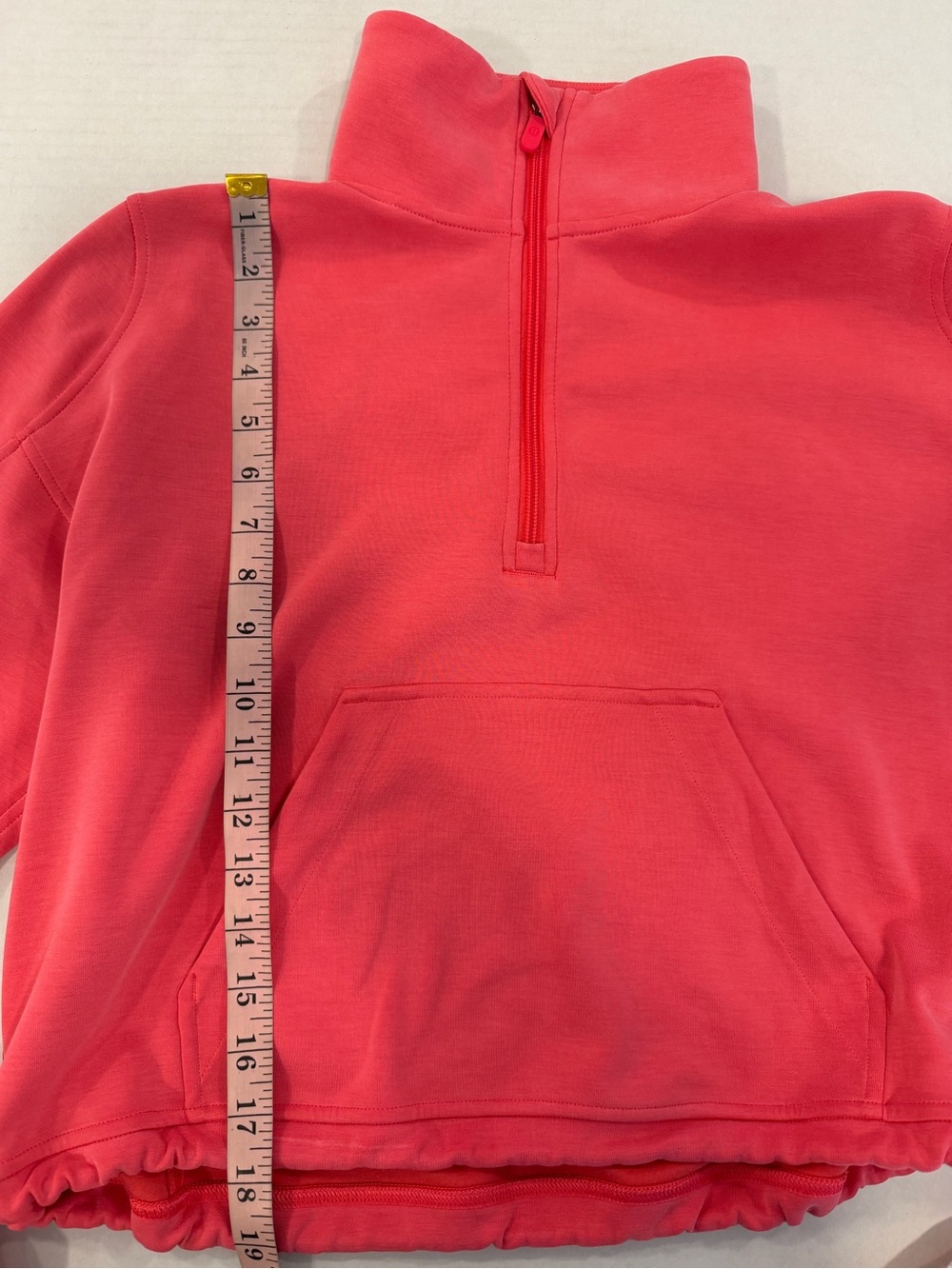 Lululemon Brushed Softstreme Half Zip in Glaze Pink | Size 6 - Picture 15 of 16